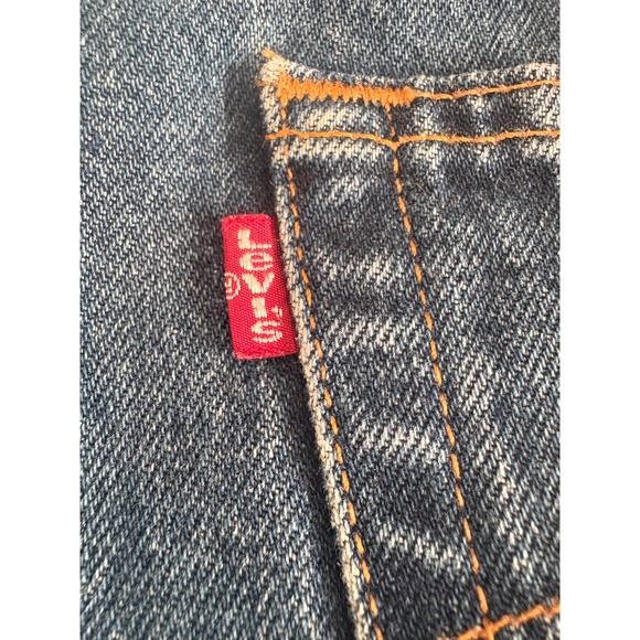 Levi's Men's 501 38W x 30L Fit Button Fly Jeans - Dark Stonewash - Picture 4 of 6